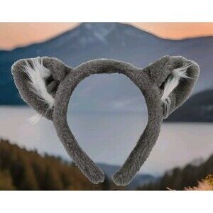 Great Wolf Lodge Wolf Headband Ears! Furry Headpiece Vacation Wolves!!
